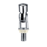 Public Ktchen Bathroom Chrome Plated Self Closing Water Saving Time Delay Basin Sink Tap Faucet Female Thread G1/2