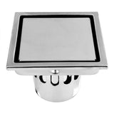 Home Stainless Steel Square Shape Anti odor Bathroom Floor Drain Waste Gate Shower Drainer