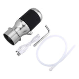 Wireless USB Rechargeable Electric Automatic Drinking Water Bottle Pump Smart Dispenser Black