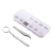 Eyeglass Sunglass Watch Repair Stainless Steel Screws Nuts Tool Kit Tweezer Screwdriver In Australia - Darrahopens