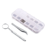 Eyeglass Sunglass Watch Repair Stainless Steel Screws Nuts Tool Kit Tweezer Screwdriver In Australia - Darrahopens