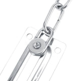 Stainless Steel Safety Guard Door Chain Security Lock Latch With Screws(Silver)