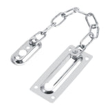 Stainless Steel Safety Guard Door Chain Security Lock Latch With Screws(Silver)