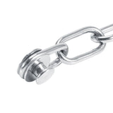 Stainless Steel Safety Guard Door Chain Security Lock Latch With Screws(Silver)