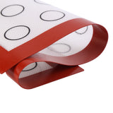 Nonstick Silicone Baking Mat Oven Pastry Liner Macaron Cake Cookie Sheet Kitchen (Red)