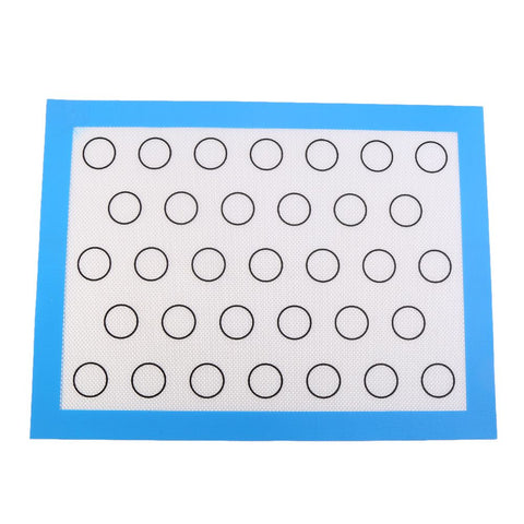 Nonstick Silicone Baking Mat Oven Pastry Liner Macaron Cake Cookie Sheet Kitchen (Blue) In Australia - Darrahopens