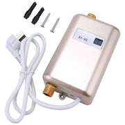 220V 3800W Mini Electric Tankless Instant Hot Water Heater Bathroom Kitchen Washing Golden In Australia - Darrahopens