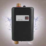 220V 3800W Mini Electric Tankless Instant Hot Water Heater Bathroom Kitchen Washing Black In Australia - Darrahopens