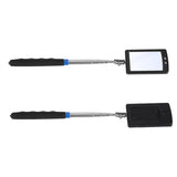 Telescoping LED Lighted Flexible Adjustable Inspection Mirror 360 Degree Swivel Extend Tool