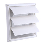 1 PC Plastic Air Vent Grille Cover 3 Flaps Wall Duct Ventilation Grill With Net New 20*20cm