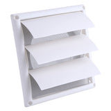 1 PC Plastic Air Vent Grille Cover 3 Flaps Wall Duct Ventilation Grill With Net New 20*20cm