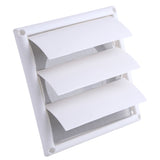 1 PC Plastic Air Vent Grille Cover 3 Flaps Wall Duct Ventilation Grill With Net New 20*20cm