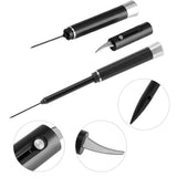 Air Pressure Kitchen Red Wine Bottle Opener Corkscrew Tool Black with Blade In Australia - Darrahopens