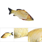 Creative 3D Carp Fish Shape Simulation Cushion Throw Pillow Children Gift Sofa Home Decor 40cm