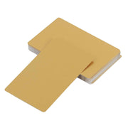 50Pcs Impressive Blanks Laser Mark Engraved Metal Business Visiting Name Cards (Yellow) In Australia - Darrahopens