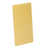 50Pcs Impressive Blanks Laser Mark Engraved Metal Business Visiting Name Cards (Yellow) In Australia - Darrahopens