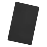 50Pcs Impressive Blanks Laser Mark Engraved Metal Business Visiting Name Cards (Black)