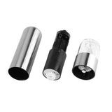 Stainless Steel Electric Kitchen Pepper Grinder Cordless Battery Powered Adjustable Salt Mill In Australia - Darrahopens