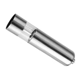 Stainless Steel Electric Kitchen Pepper Grinder Cordless Battery Powered Adjustable Salt Mill
