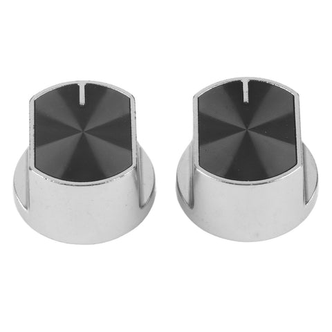2pcs Universal Gas Stove Cooker Part Control Knobs Replacement Zinc Alloy Rotary Switch