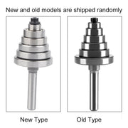 1/2"H - 1/4" Shank Rabbet Router Bit with 7 Bearings Set for Solid Wood Particle Board Plywood