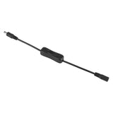 5Pcs LED Strip Light Wire Switch with Female and Male DC 12V Power Connector Plug Black In Australia - Darrahopens