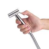 3Pcs Stainless Steel Handheld Bidet Sprayer Set with Hose and Holder Toilet Washing Shower Kit G1/2in In Australia - Darrahopens