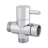 3-Way T Shape Diverter Shut Off Valve Shower Toilet Bidet Sprayer Water Adapter Chrome Color In Australia - Darrahopens