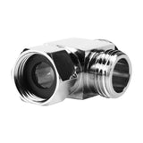 3 Way Brass Chrome Diverter G1/2" T Shape Adapter Value for Shower Arm Mounted