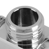 3 Way Brass Chrome Diverter G1/2" T Shape Adapter Value for Shower Arm Mounted