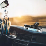 Clip on Truck Car LCD Thermometer Automotive Digital Backlight Clock Monitor White Backlight