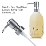 1Pc 304 Stainless Steel Liquid Soap Shampoo Silvery white Pump Kitchen Bathroom Use (for 2.5cm)