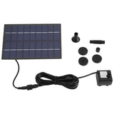 Solar Panel Powered Water Fountain Pump Fish Tank Pond Pool Home Garden Watering Kit