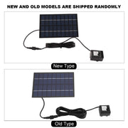 Solar Panel Powered Water Fountain Pump Fish Tank Pond Pool Home Garden Watering Kit