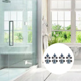 8 x Twin Bottom Top Shower Door Rollers Pulleys Wheels Runners Bathroom Double Wheel
