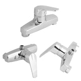 Zinc Alloy Bathroom Bathtub Single Handle Faucet Wall Mounted Bath Shower Valve Mixer Tap