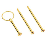 Multi tiers Cake Tray Stand Handle Fruit Plate Hardware Fitting Holder(3-tiers Round Gold) In Australia - Darrahopens