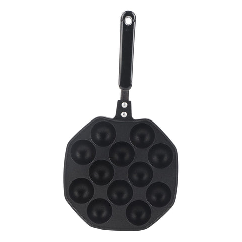 12 Cavities Aluminum NOn stick Takoyaki Grill Pan Plate Octopus Ball Pancake Maker Baking Mold