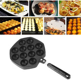 12 Cavities Aluminum NOn stick Takoyaki Grill Pan Plate Octopus Ball Pancake Maker Baking Mold