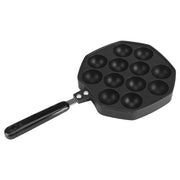 12 Cavities Aluminum NOn stick Takoyaki Grill Pan Plate Octopus Ball Pancake Maker Baking Mold