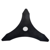 1pc 10" x 3T Brush Cutter Trimmer Blade 3 Tooth Replacement Black Color