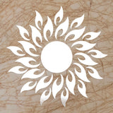 Sunflower Acrylic Mirror 3D Removable Wall Sticker Mirror Effect Decal for Bedroom TV Backgroun