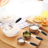 Ejoyous 10 Pieces Stainless Steel Measuring Cups and Spoons with Silicone Handle Grip Kitchen M In Australia - Darrahopens