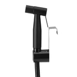 Stainless Steel Black Bathroom Toilet Handheld Bidet Cloth Diaper Cleaning Sprayer Shattaf Kit