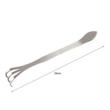 24CM Stainless Steel 3 Tines Plants Pot Rake Gardening Cultivator Soil Farming Tools In Australia - Darrahopens