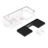 ABS Shower Rod Storage Shelf Organizer Tray Holder Practical Bathroom Accessory In Australia - Darrahopens