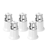 5pcs B22 Male to E27 Female Socket Base Bulb Adapter Converter Lamp Holders