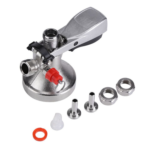 G Type Keg Stainless Steel Coupler Draft Beer Dispenser Brew w Air Valve Home In Australia - Darrahopens