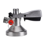 G Type Keg Stainless Steel Coupler Draft Beer Dispenser Brew w Air Valve Home