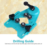 4mm-80mm Adjustable Drill Bit Cceramic/Glass/Marble Hole Saw Guide Sucker Base Locator